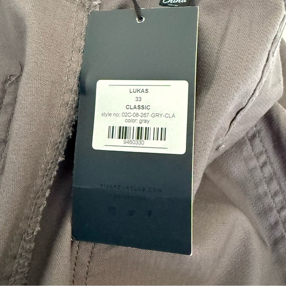 Five Four Men's Gray Outdoor Comfort Shorts Cotton/ Spandex size 33 - Picture 9 of 11